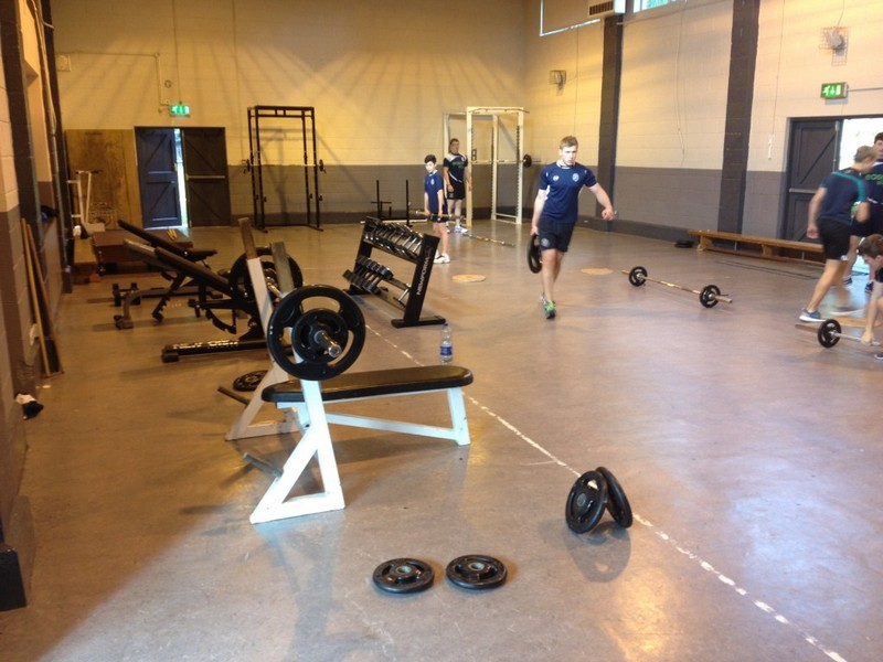 Weights Training in the All-Purpose hall