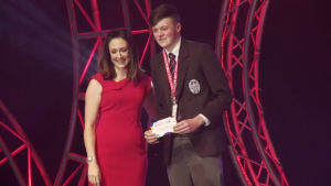 BT Young Scientist and Technology prizewinner, Paddy Bird third place prizewinner