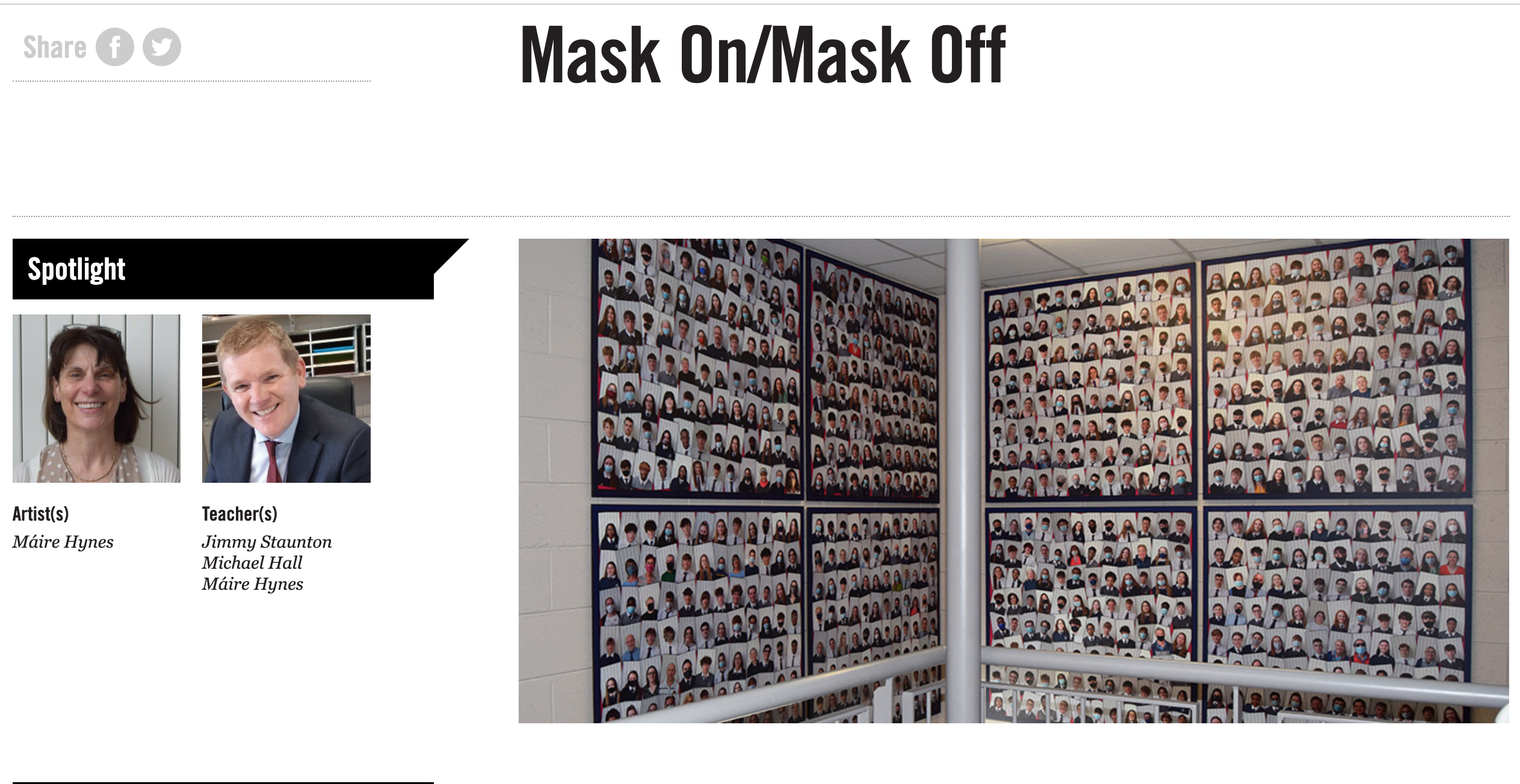 Mask On/Mask Off Goes Public